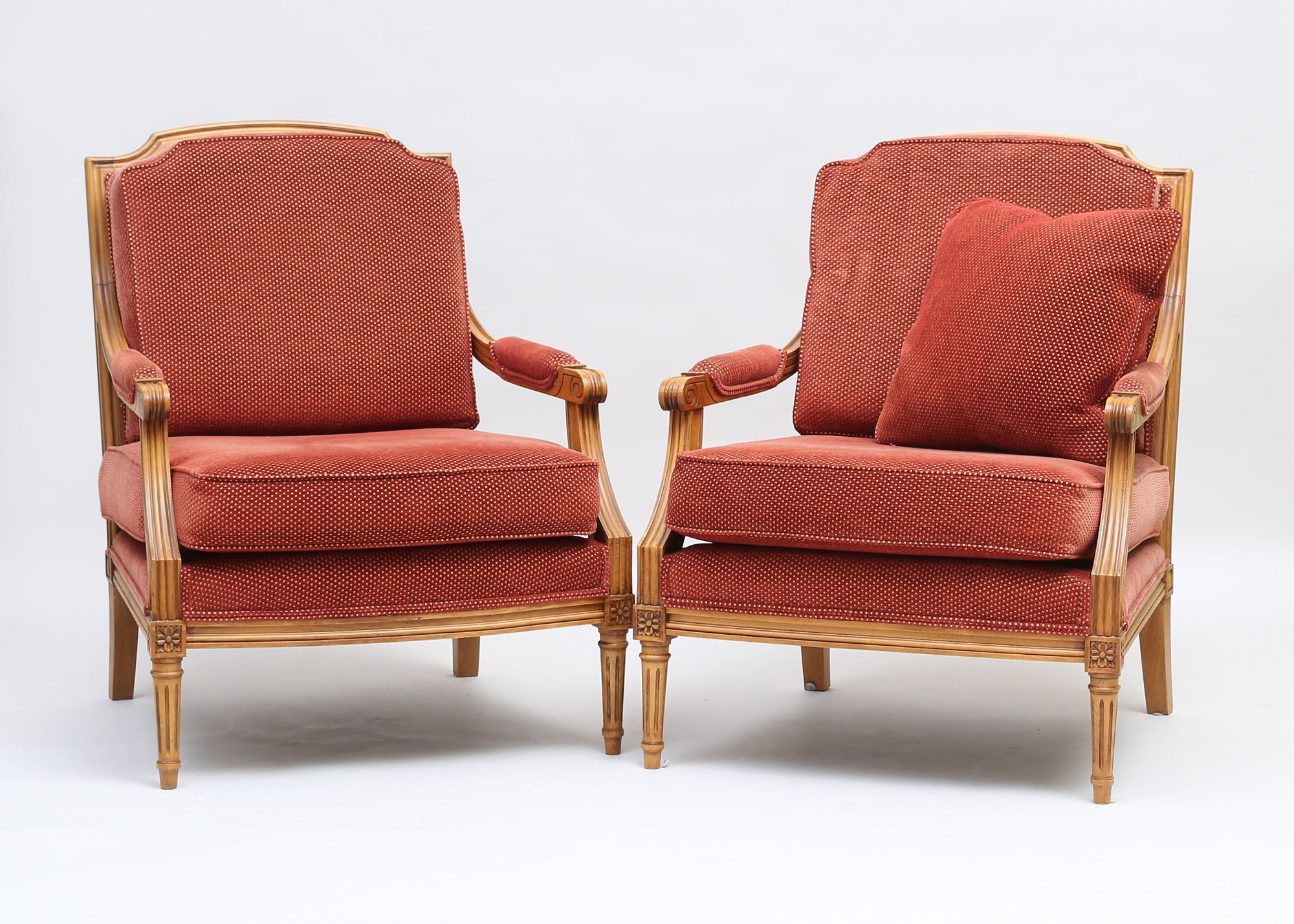 Fåtöljer 1 par gustaviansk stil