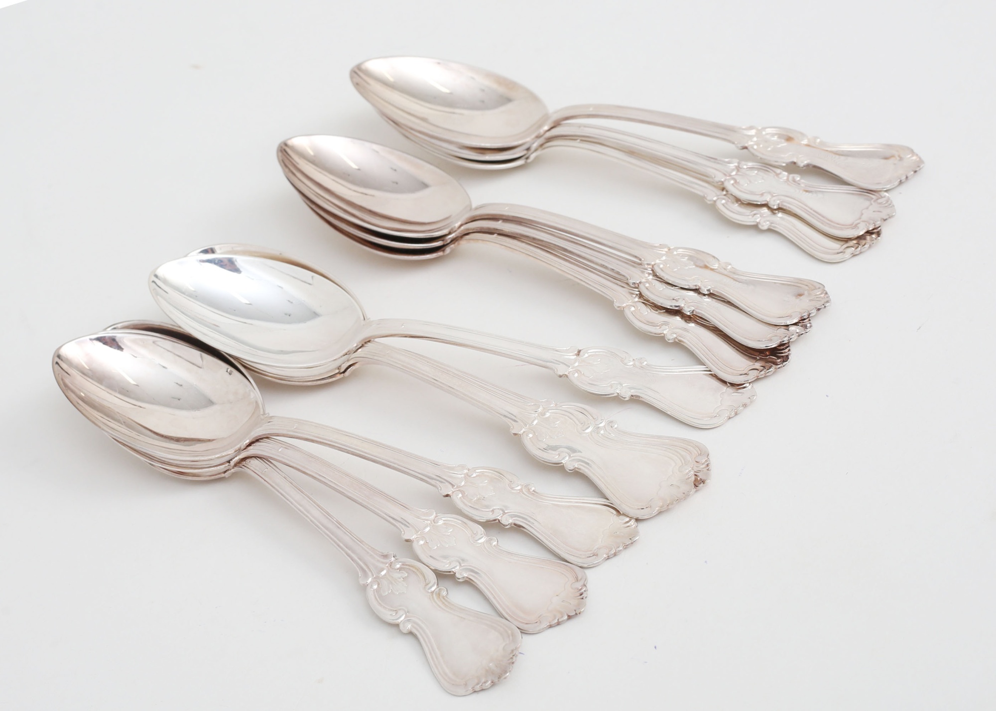 Skedar 12 stycken silver