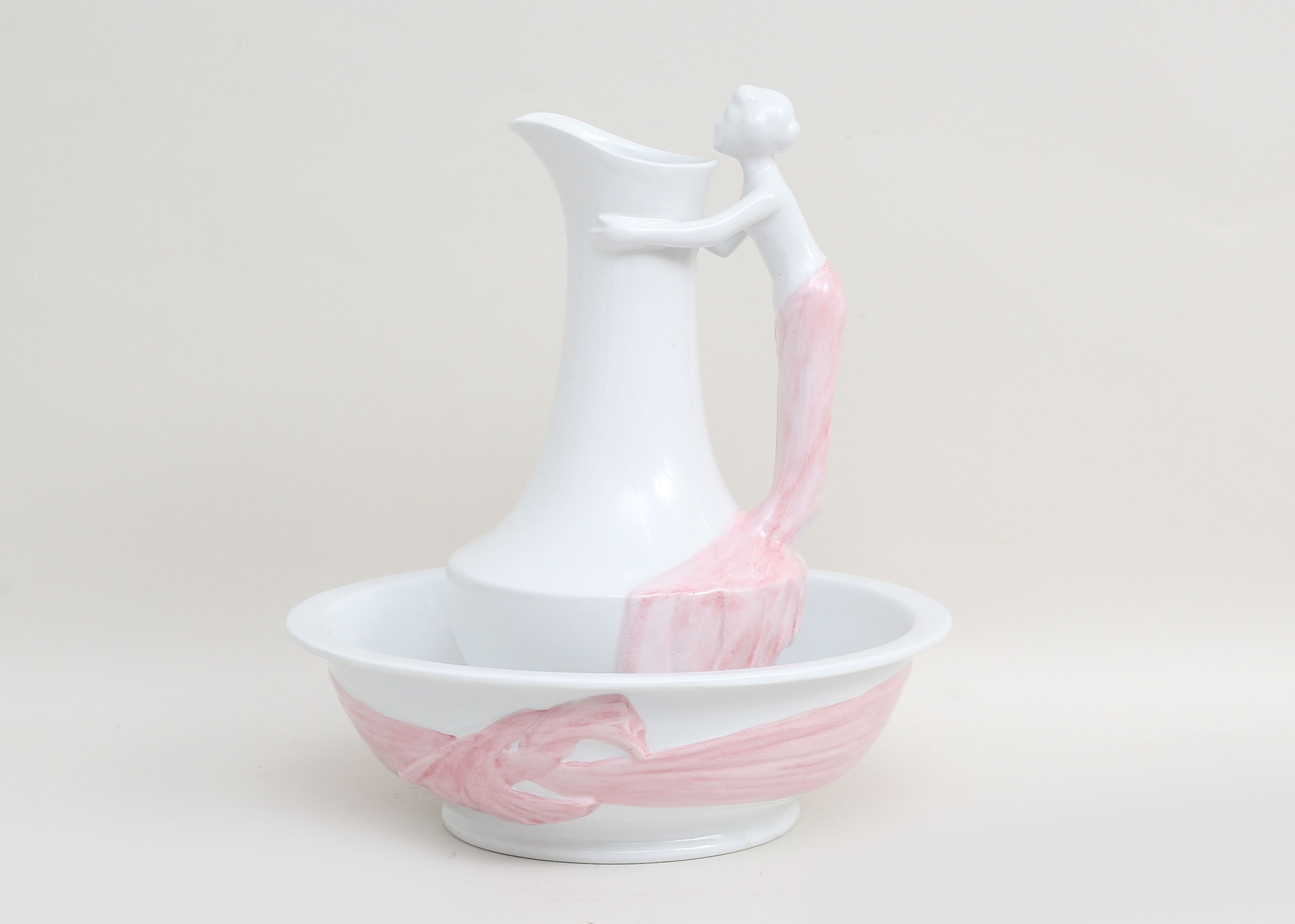 Handfat och kanna jugendstil