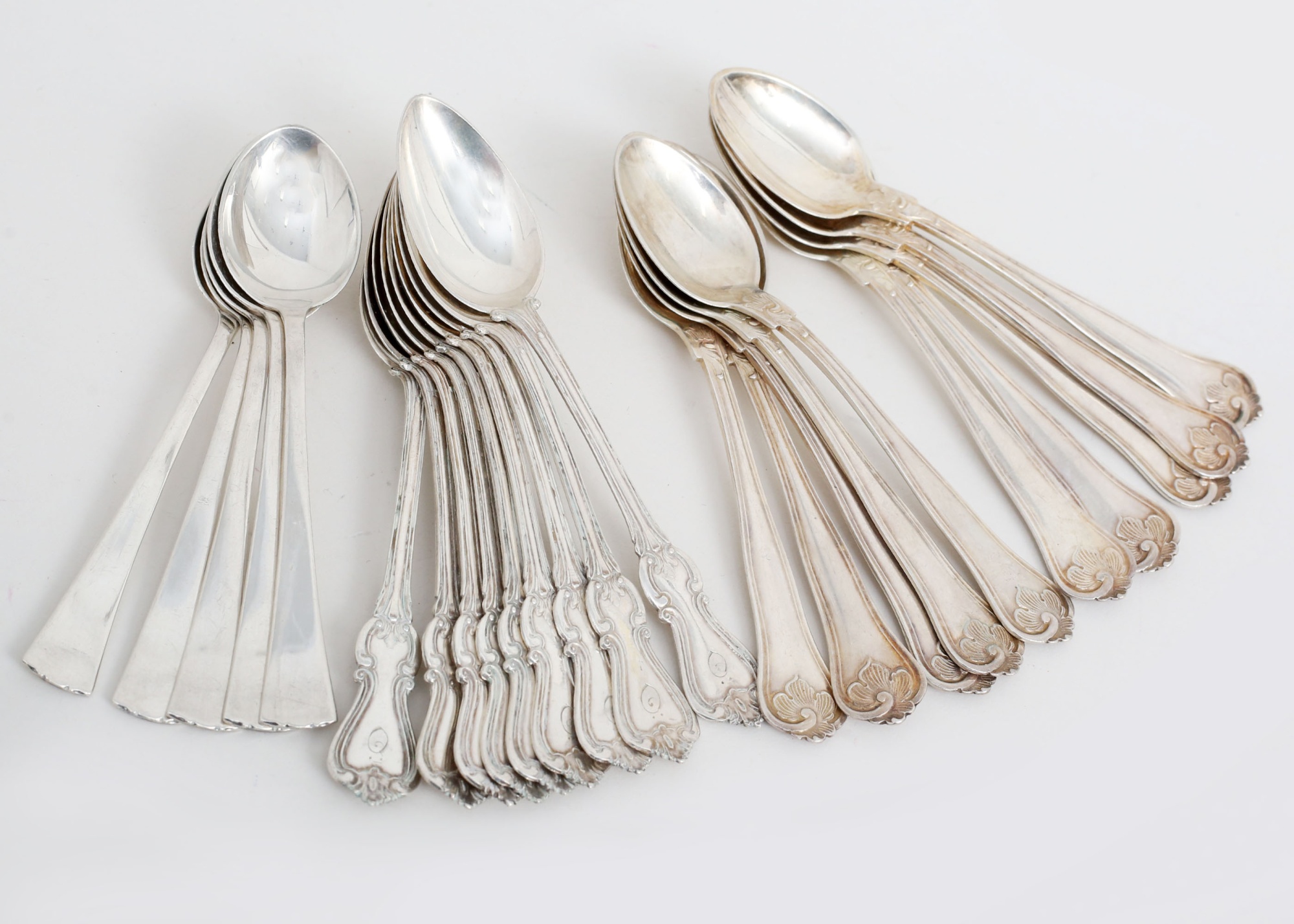 Kaffeskedar silver