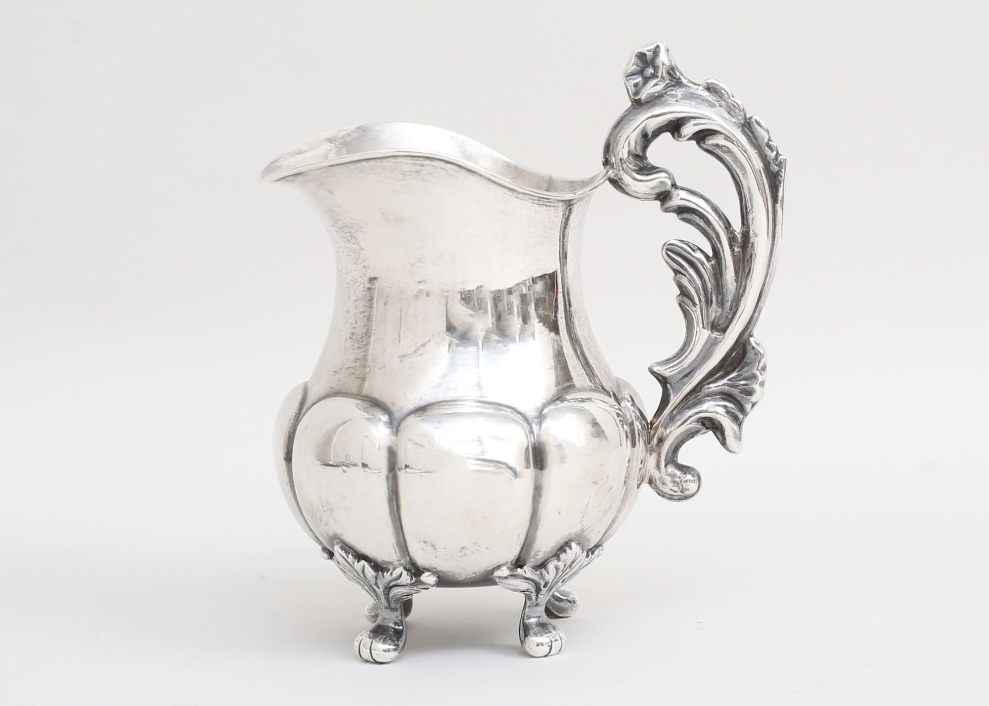 Gräddkanna senempir silver